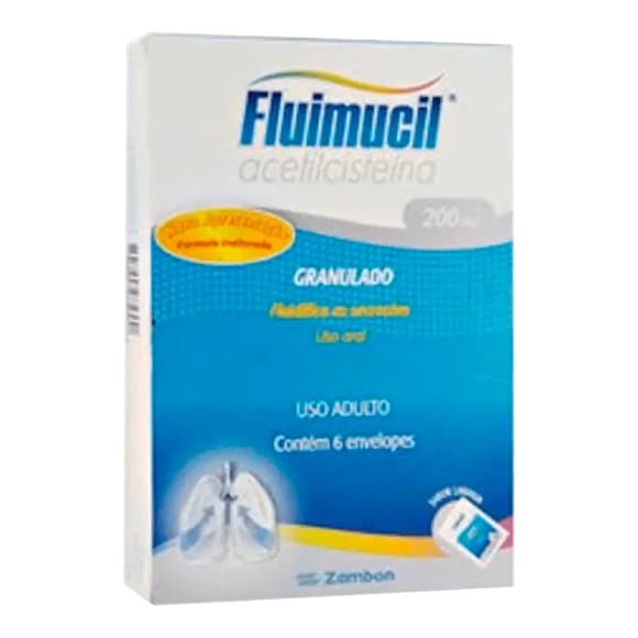 FLUIMUCIL 200MG CX 6SACHE