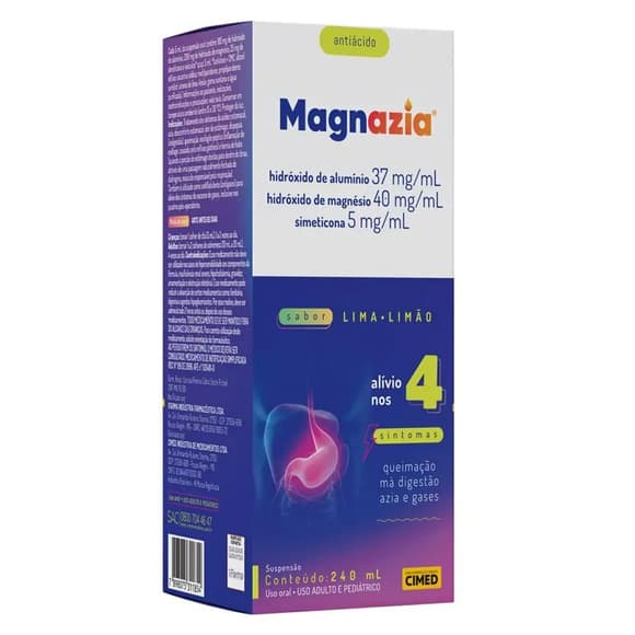 MAGNAZIA SUSP LIMA LIMAO 240ML