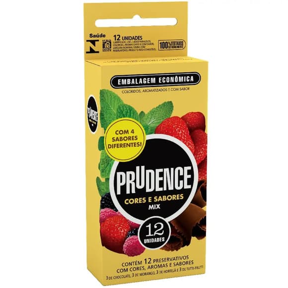 PRES PRUDENCE CORES SABORES MIX C/12