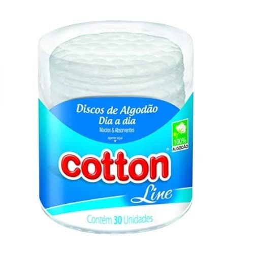 DISCOS DE ALGODAO COTTON 30 UNIDADES
