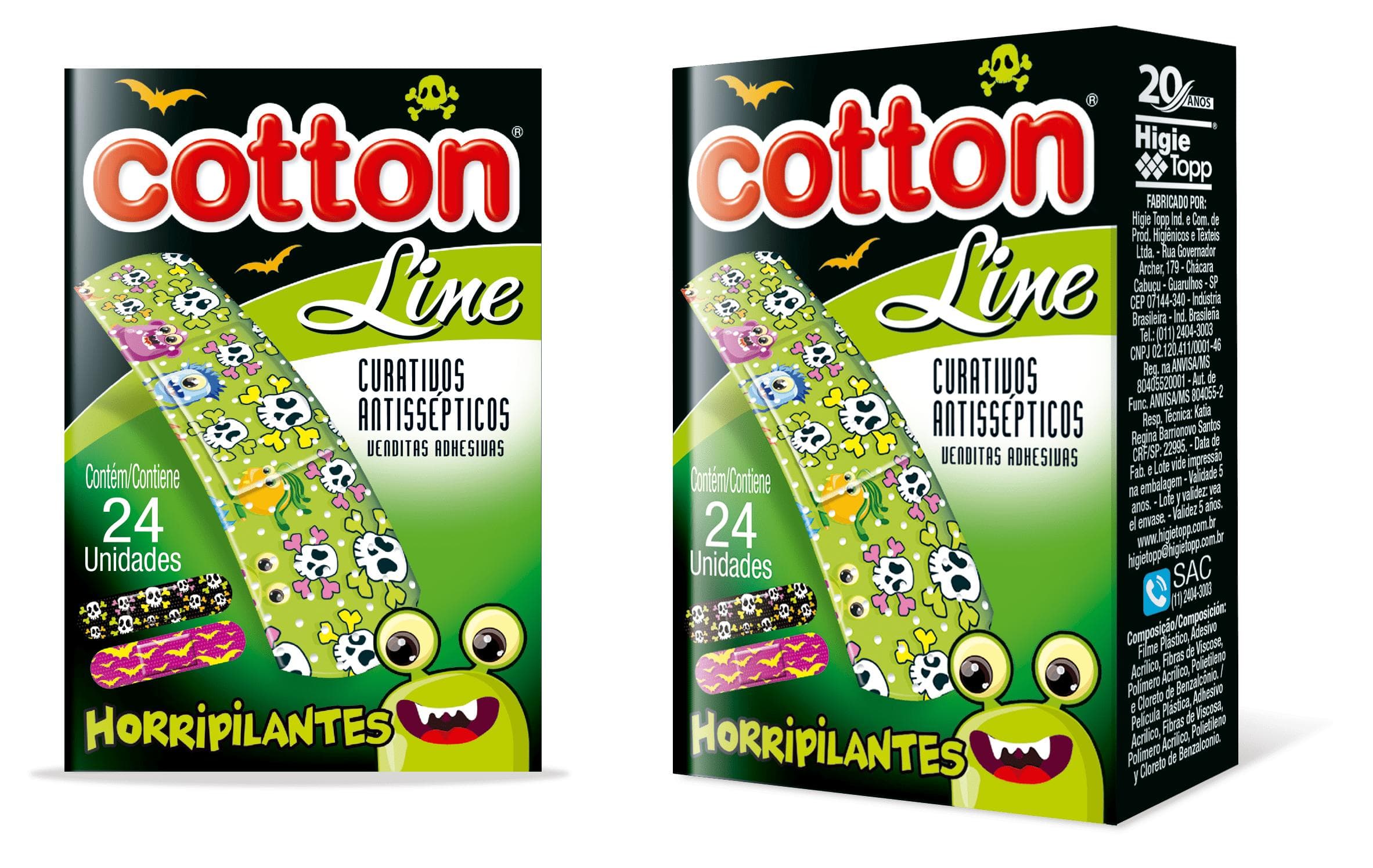 CURATIVO COTTON  HORRIPILANTES 35 UNI