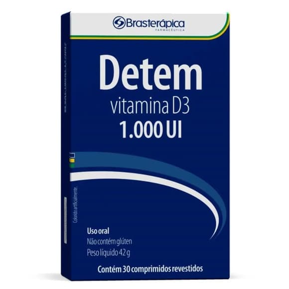DETEM D3 1000 UI C/30 COMPRIM
