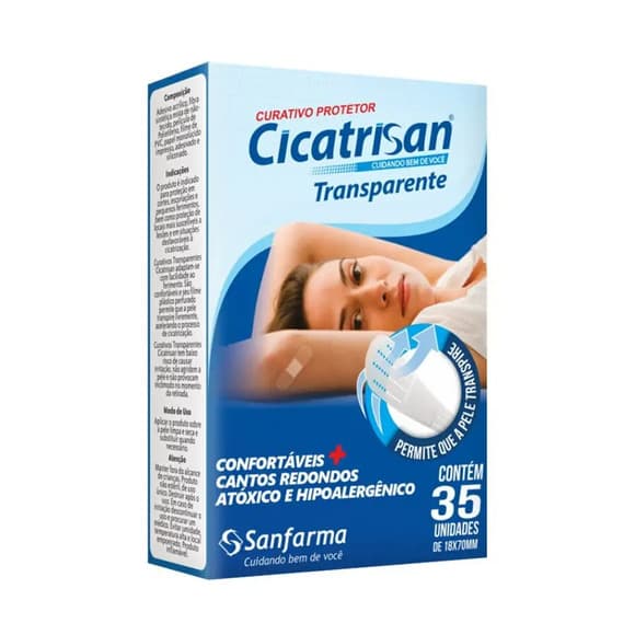 CURATIVO CICATRISAN TRANSPARENTE C/35