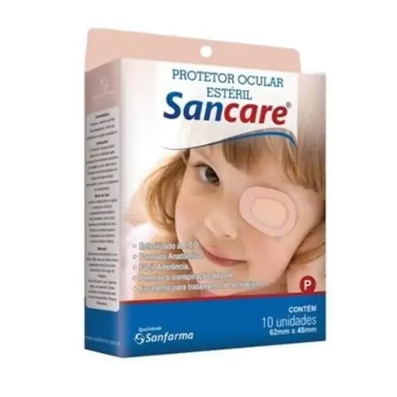 PROT OCULAR SANCARE ESTERIL P C/10UN