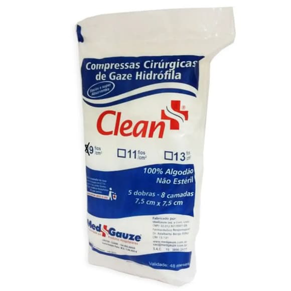 COMPRESSA GAZE CLEAN 9 FIOS 180G
