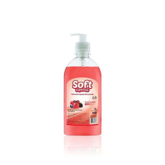 SAB LIQUIDO SOFT FRUTAS VERM 500ML