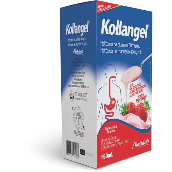KOLLANGEL SUSP MORANGO 150ML