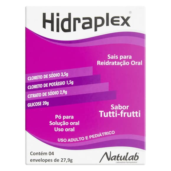 HIDRAPLEX PO TUTTI- FRUT C/4 ENV 27,9G