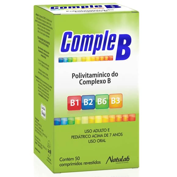 COMPLE B NATULAB 50 COMPRIMIDOS