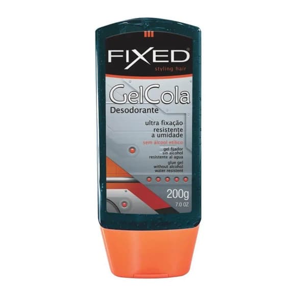 GEL FIX FIXED PRETO GEL COLA 200G