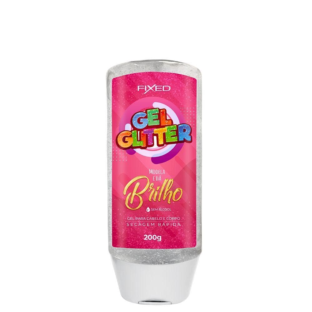 GEL GLITER FIXED TRANSP 200G