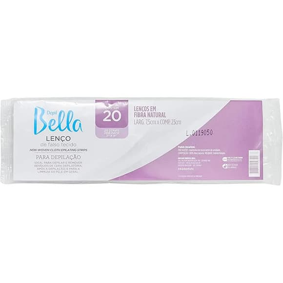 LENCO P/ DEPILACAO BELLA 20 UNIDADES