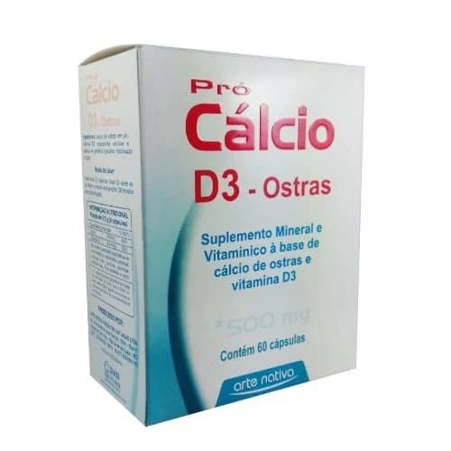 PRO-CALCIO D3 500MG 60 CPS/ARTE NATIVA/