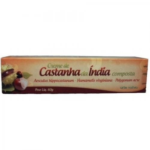 CASTANHA DA INDIA COMPOSTA CREME 60G