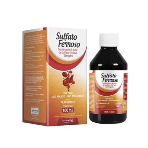 SULFATO FERROSO SOL ORAL C/ 100ML