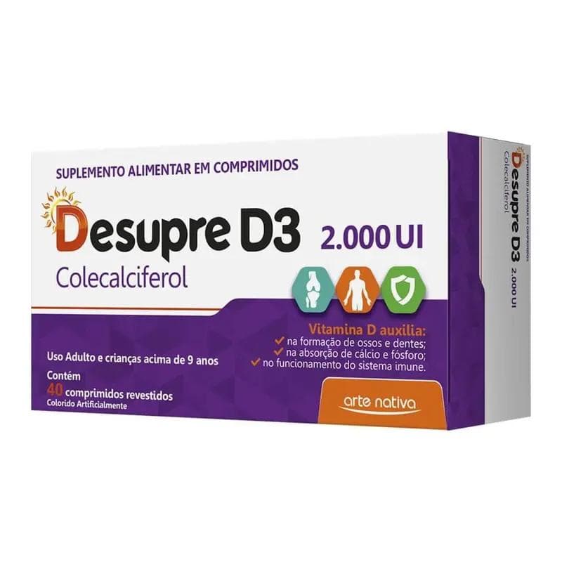 DESUPRE D3 2000UI 40CPR ARTE NATIVA