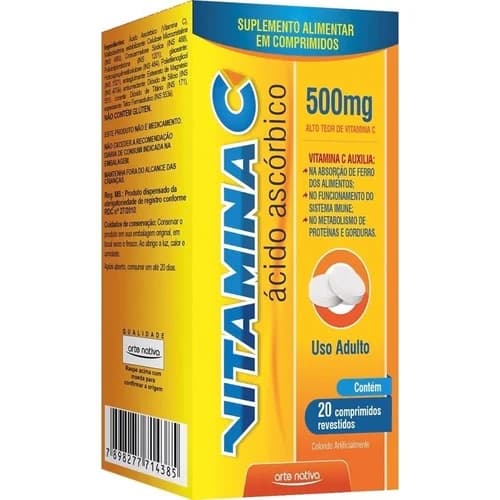 VITAMINA C 500MG C/20 COMP
