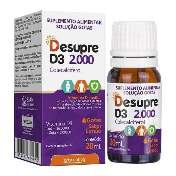 DESUPRE D3 2000UI GOTAS 20ML