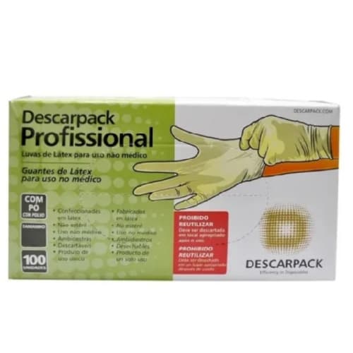 LUVA DESCARPACK P COM 50 PARES
