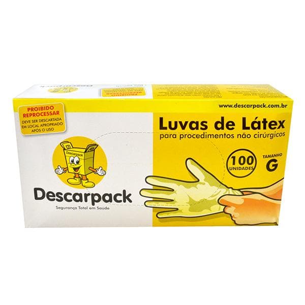 LUVA DESCARPACK TM G C\100 UN