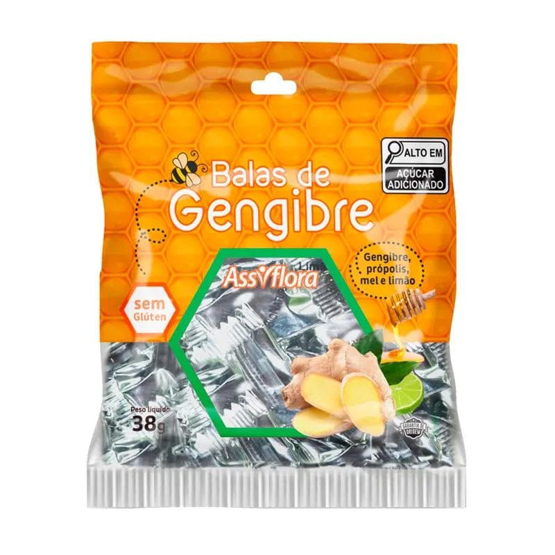 BALA DE GENGIBRE C/CAFE 40GR