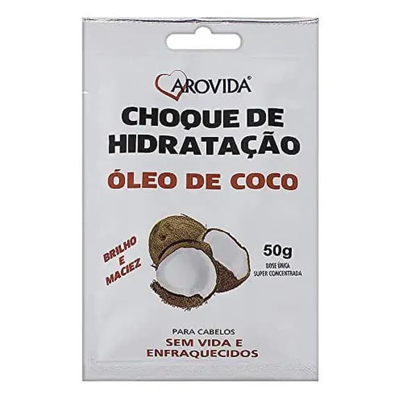 CHOQUE DE HIDRATACAO OLEO DE COCO 50G