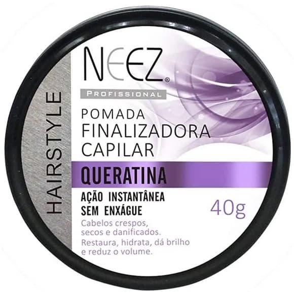 POMADA CAP FINALIZ NEEZ QUERATINA 40G
