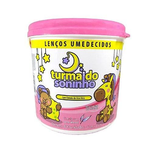 BALDE LENCO TURMA DO SONINHO ROSA