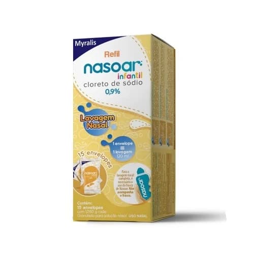 NASOAR INFANTIL REFIL C/15 ENV