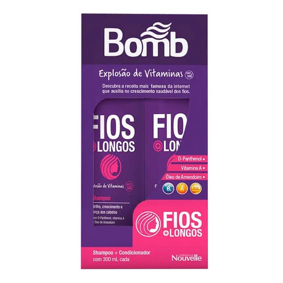 KIT BOMB SH+CON VITAM 300ML