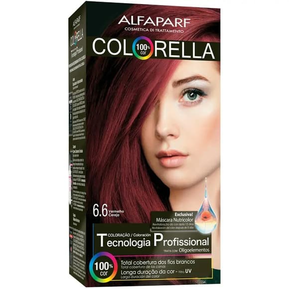 TINT COLORELLA 6.6 VERMELHO CEREJA