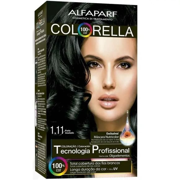 TINT COLORELLA 1.11 PRETO AZULADO