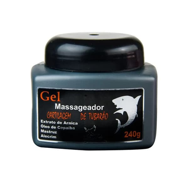 GEL MASSAGEADOR CART+TUBARAO 240GRS
