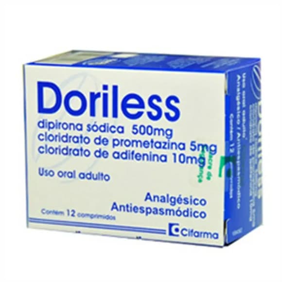 DORILESS 500+10+5MG 12CP
