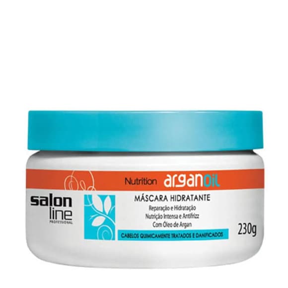 MASC CAP SALON LINE OLEO ARGAN 230 GR