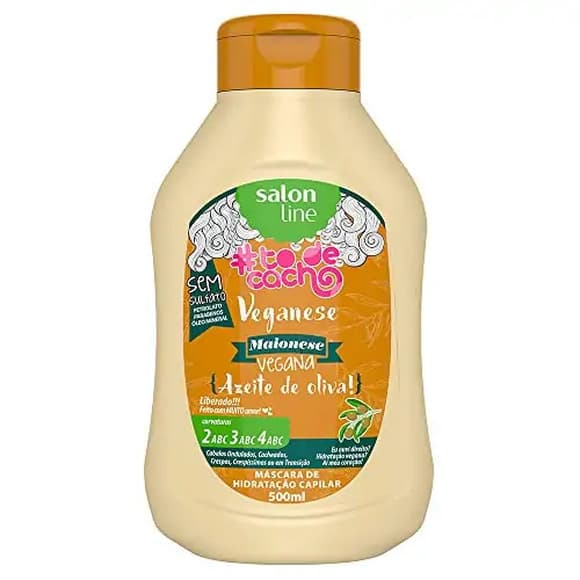 MAIONESE SALON LINE VEGANA AZEITE 500ML