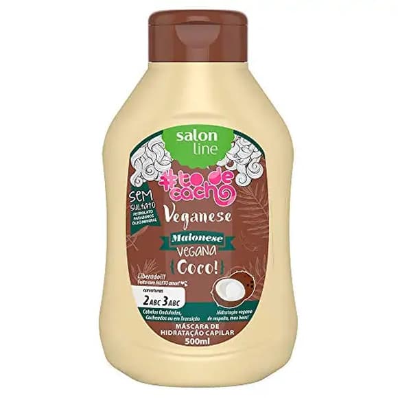 MAIONESE SALON LINE VEGANA COCO 500ML