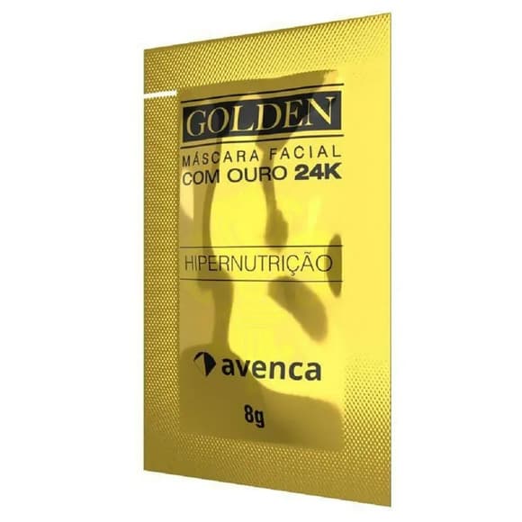 MASC PRETA AVENCA GOLDEN OURO
