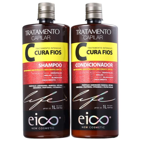 KIT  EICO CURA FIOS 1 LITRO