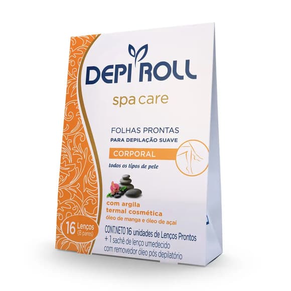 FOLHA DEPIL DEPIROLL SPA CARE CORPO C/16