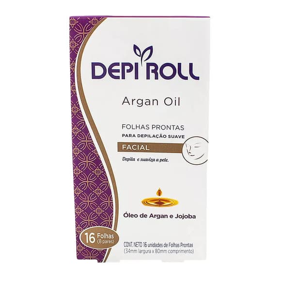 FOLHA DEPIL DEPIROLL FACIAL C/16UN