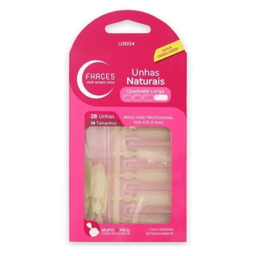 UNHA FHACES  NATURAIS LONGA C/28