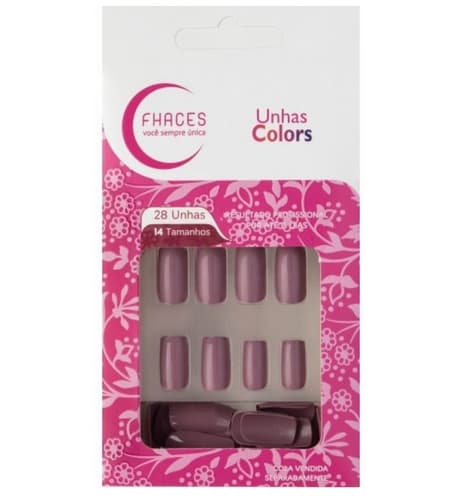 UNHAS POSTICAS FHACE S COLORS C/24 ROSA F