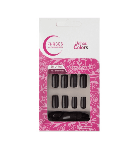 UNHAS POSTICAS FHACE S COLORS C/24 MARROM