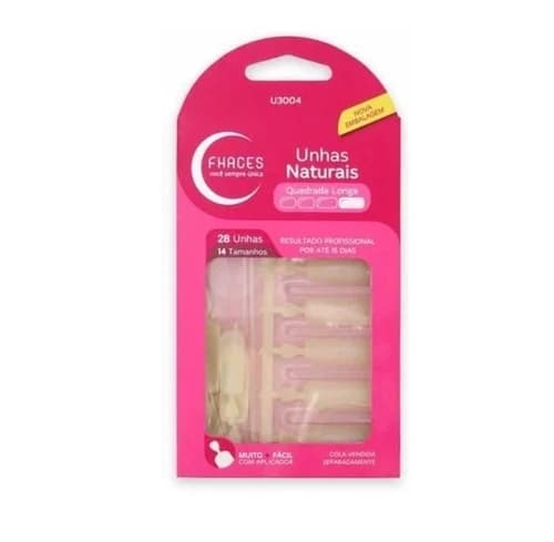 UNHA FHACES ENCANTO C/28 QUAD LONGA504