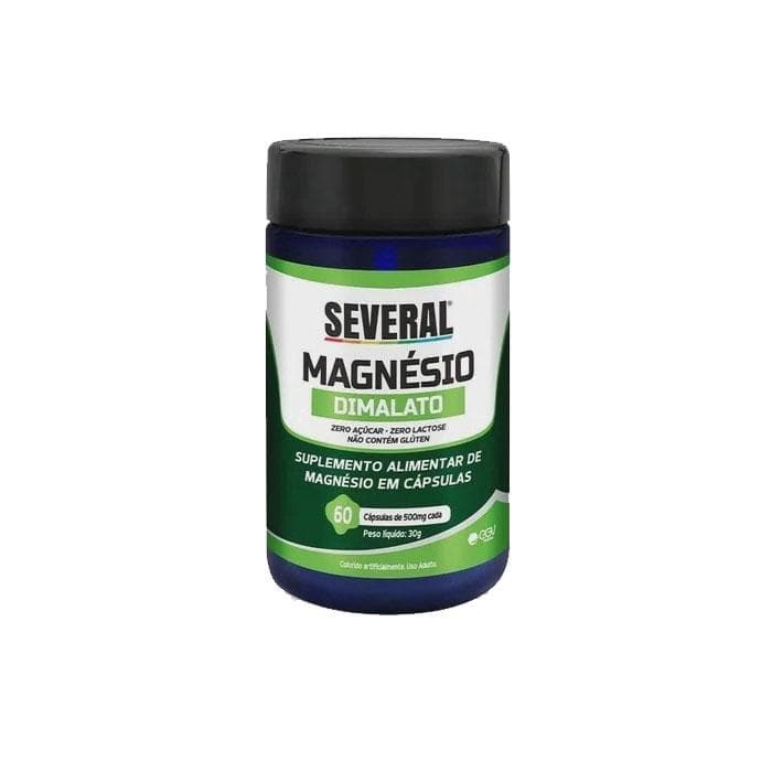 MAGNESIO DIMALATO 500MG 60CPS SEVERAL