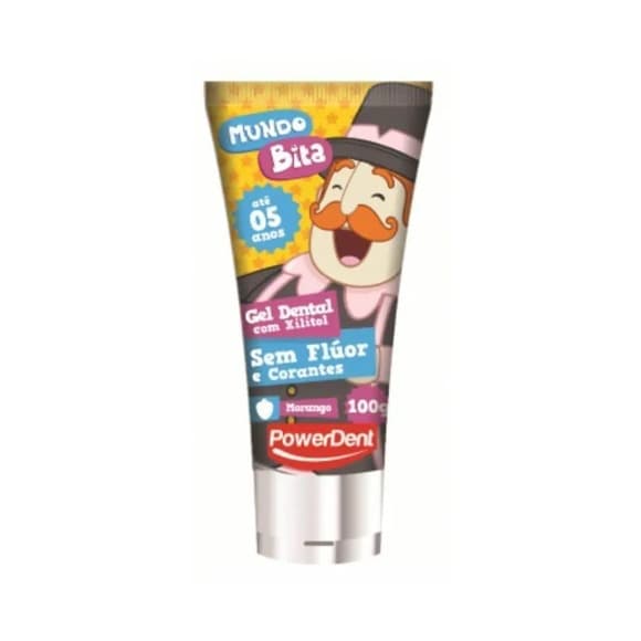 GEL DENT MUNDO BITA 100GRS MORANGO