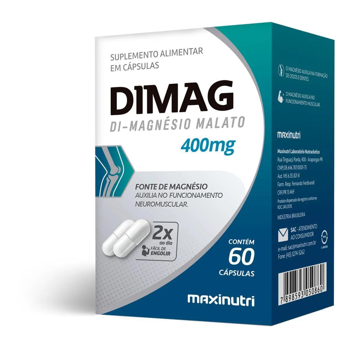 DIMAG 400MG DIMAL MAGNESI C/60