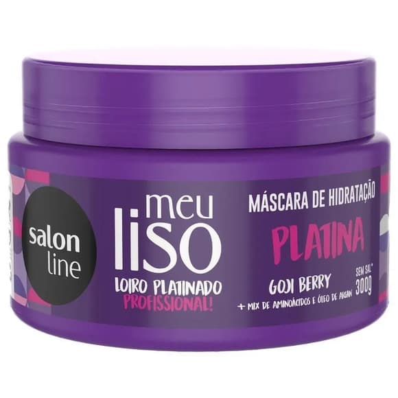 MASC SALON LINE MATIZ PLATINA 300GRS