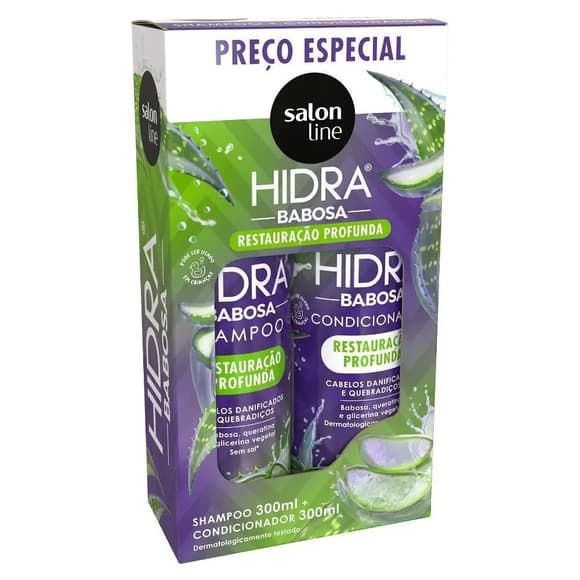 KIT SH+COND SALON LINE BABOSA
